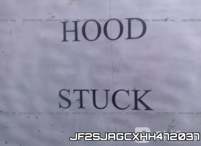 JF2SJAGCXHH472037 фото 2