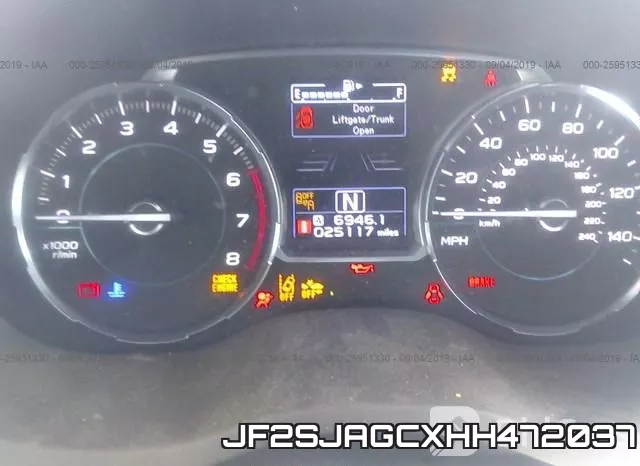 JF2SJAGCXHH472037 фото 8