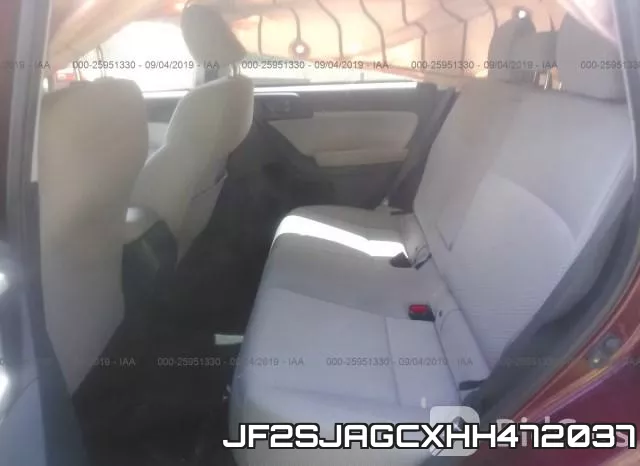JF2SJAGCXHH472037 фото 9