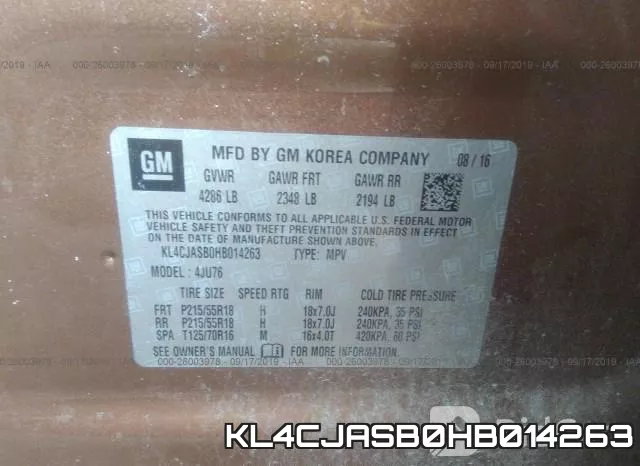 KL4CJASB0HB014263 фото 10
