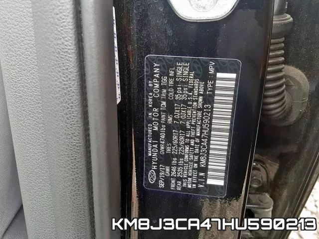 KM8J3CA47HU590213 фото 2