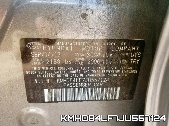 KMHD84LF7JU557124 фото 2