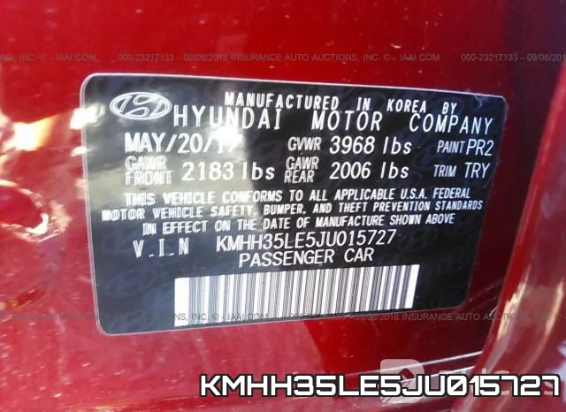 KMHH35LE5JU015727 фото 10