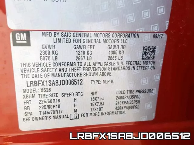 LRBFX1SA8JD006512 фото 2