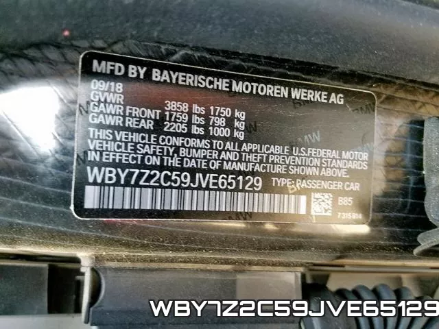 WBY7Z2C59JVE65129 фото 2