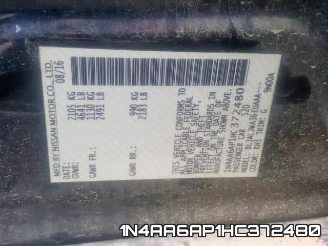 1N4AA6AP1HC372480 фото 2