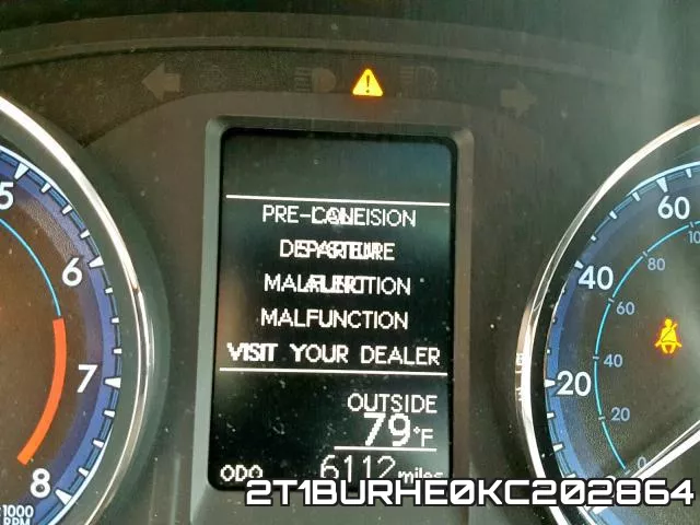 2T1BURHE0KC202864 фото 9