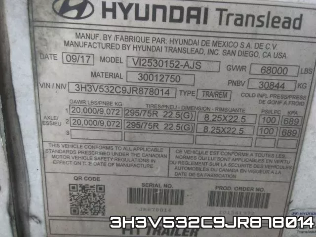 3H3V532C9JR878014 фото 2