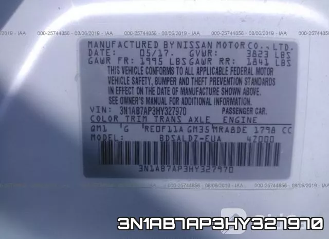 3N1AB7AP3HY327970 фото 10