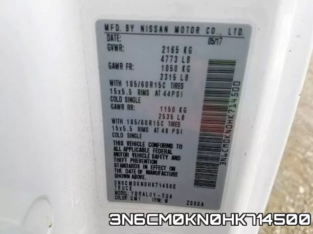3N6CM0KN0HK714500 фото 2