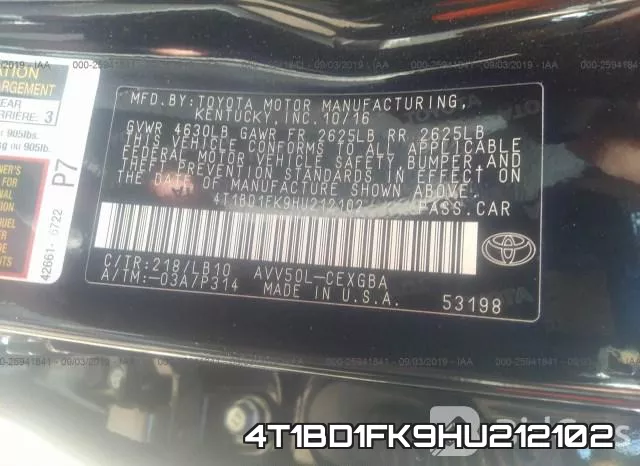 4T1BD1FK9HU212102 фото 10