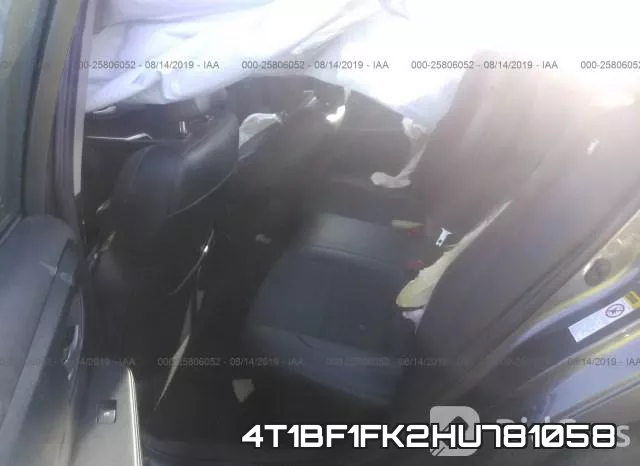 4T1BF1FK2HU781058 фото 8