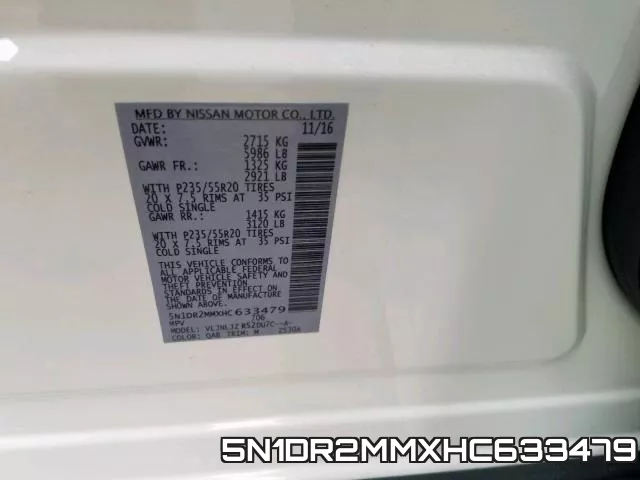 5N1DR2MMXHC633479 фото 2