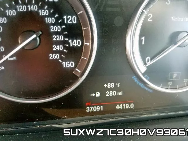 5UXWZ7C30H0V93061 фото 9