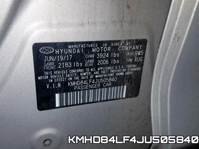 KMHD84LF4JU505840 фото 2