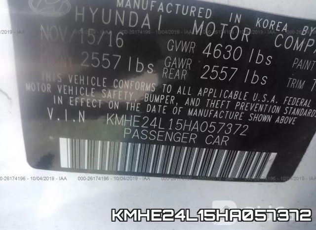 KMHE24L15HA057372 фото 10