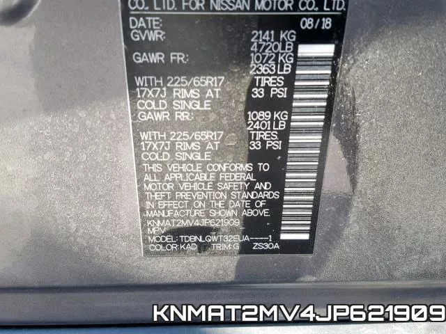 KNMAT2MV4JP621909 фото 2