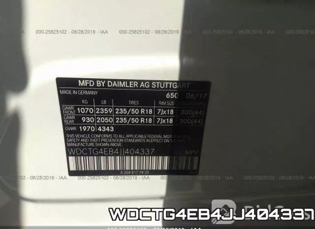 WDCTG4EB4JJ404337 фото 10