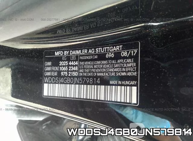WDDSJ4GB0JN579814 фото 10