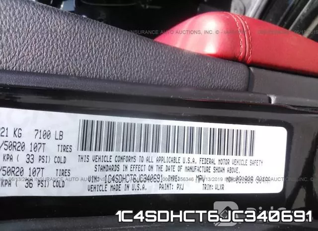 1C4SDHCT6JC340691 фото 10
