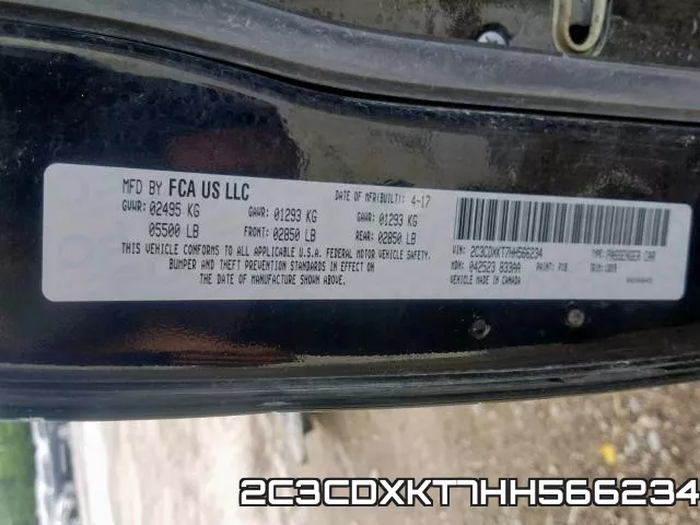 2C3CDXKT7HH566234 фото 2