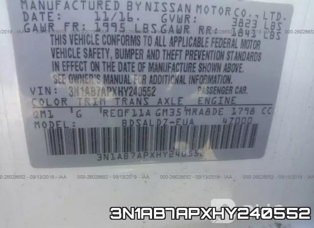 3N1AB7APXHY240552 фото 10