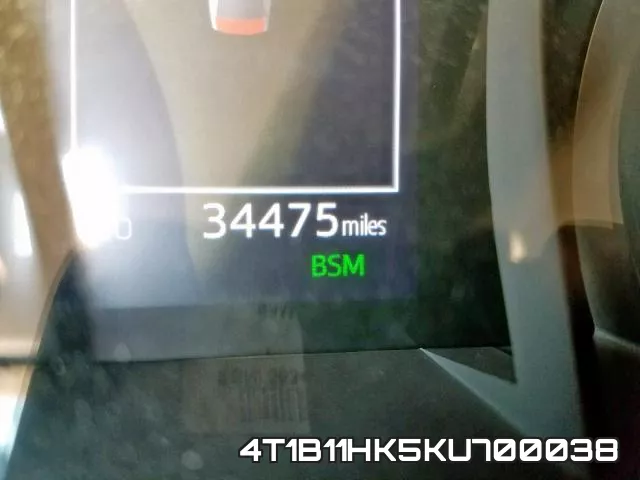 4T1B11HK5KU700038 фото 9