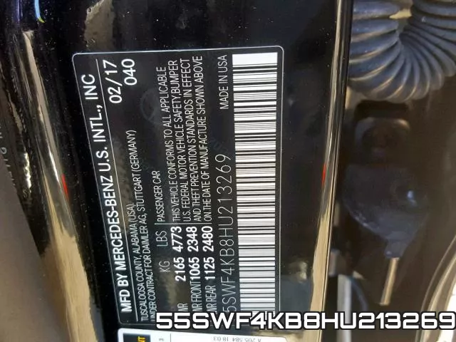 55SWF4KB8HU213269 фото 2