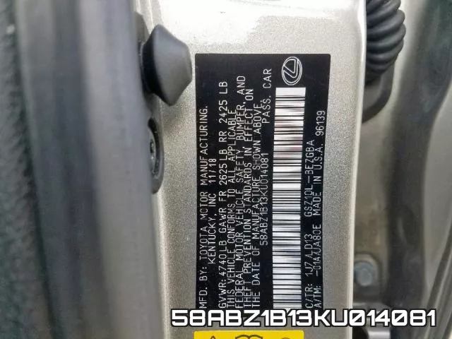 58ABZ1B13KU014081 фото 2