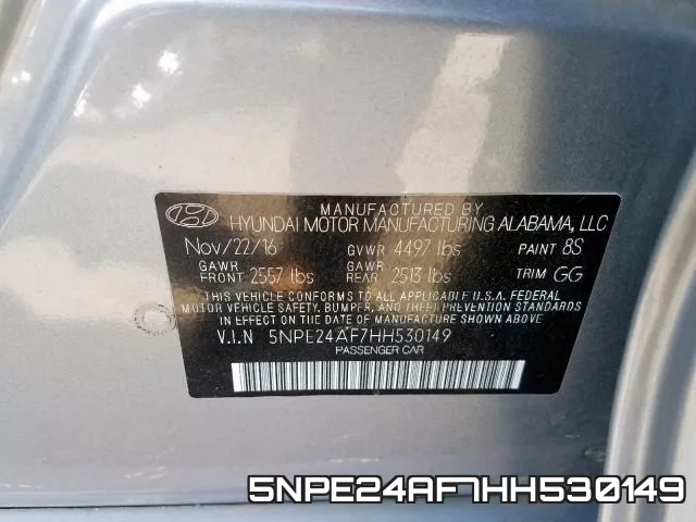 5NPE24AF7HH530149 фото 2