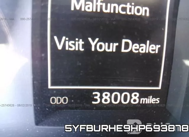 5YFBURHE9HP693878 фото 8