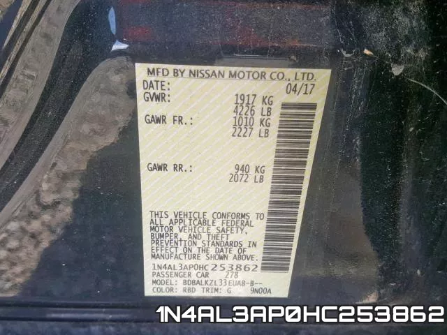 1N4AL3AP0HC253862 фото 2