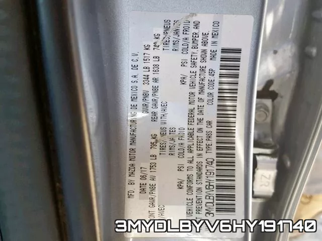 3MYDLBYV6HY191740 фото 2