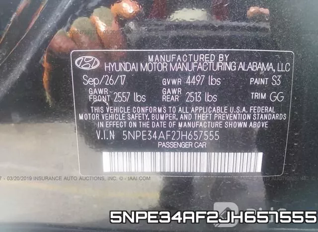5NPE34AF2JH657555 фото 9