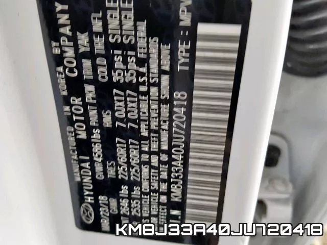KM8J33A40JU720418 фото 2