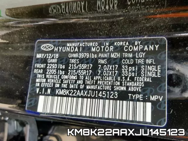 KM8K22AAXJU145123 фото 2