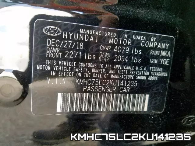 KMHC75LC2KU141235 фото 2