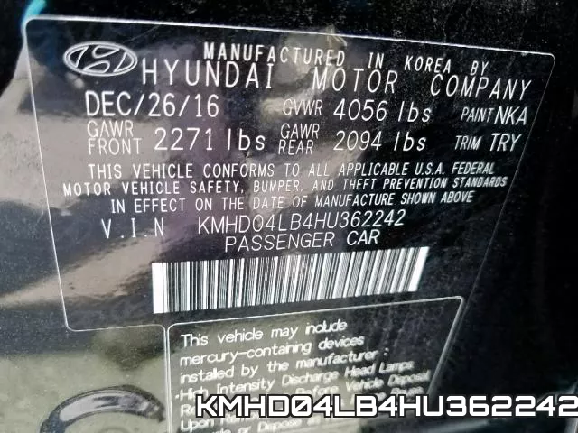 KMHD04LB4HU362242 фото 2