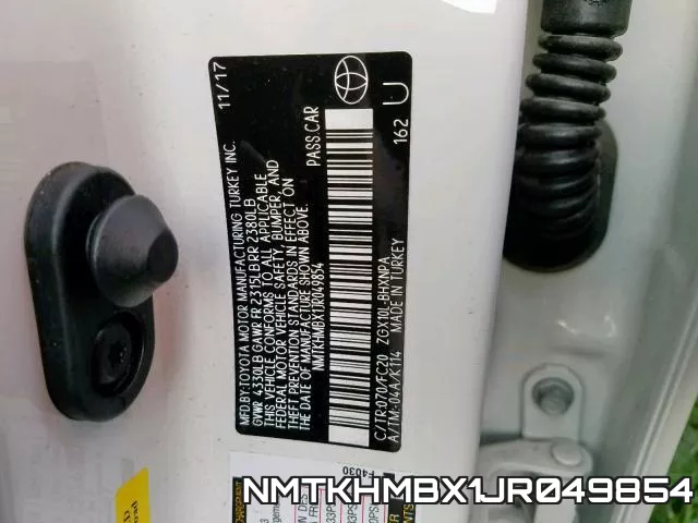 NMTKHMBX1JR049854 фото 2