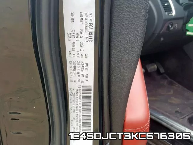 1C4SDJCT3KC576305 фото 2
