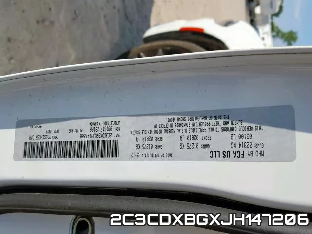2C3CDXBGXJH147206 фото 2