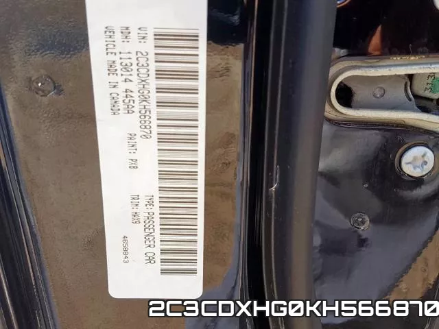 2C3CDXHG0KH566870 фото 2