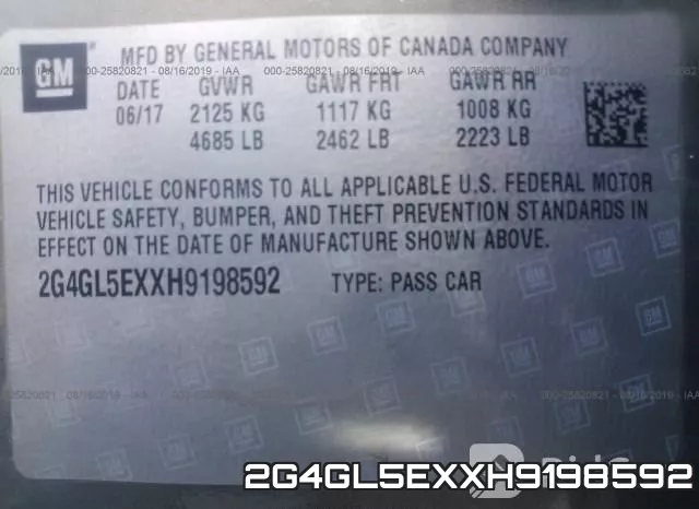 2G4GL5EXXH9198592 фото 10