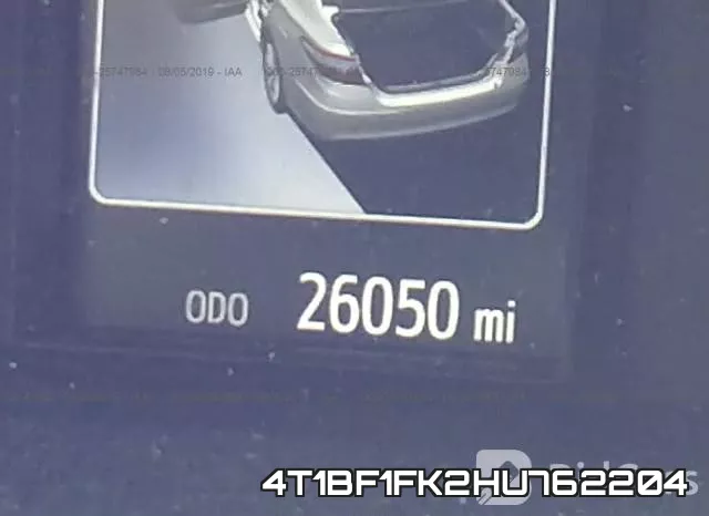 4T1BF1FK2HU762204 фото 8