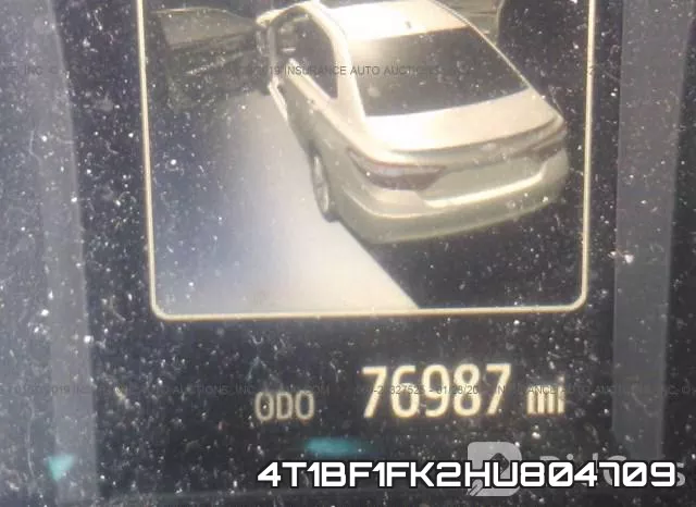 4T1BF1FK2HU804709 фото 8
