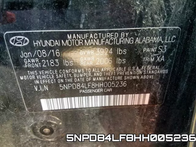 5NPD84LF8HH005236 фото 2