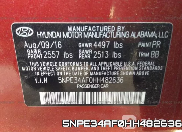 5NPE34AF0HH482636 фото 10
