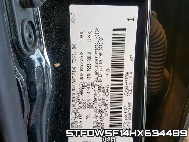 5TFDW5F14HX634489 фото 2