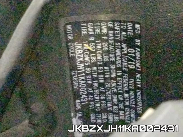 JKBZXJH11KA002431 фото 10