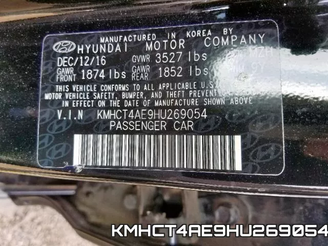 KMHCT4AE9HU269054 фото 2